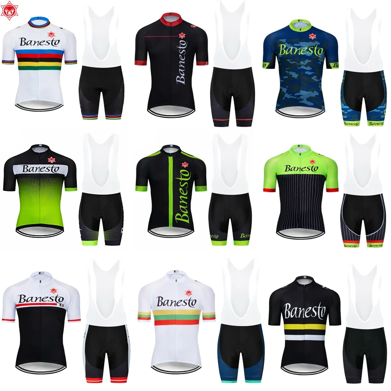 

2018 Men's Short Sleeve RCC Cycling Jersey mountain bike clothing cycling clothing bib shorts Maillot Culotte sport suit