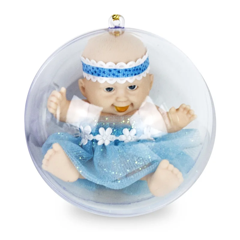 1PCS Спящий ребенок реборн Bebe кукла мяч защитная оболочка прекрасный ручной работы реалистичные детские куклы для девочек и мальчиков силиконовая принцесса игрушка для детей - Цвет: 1PCS