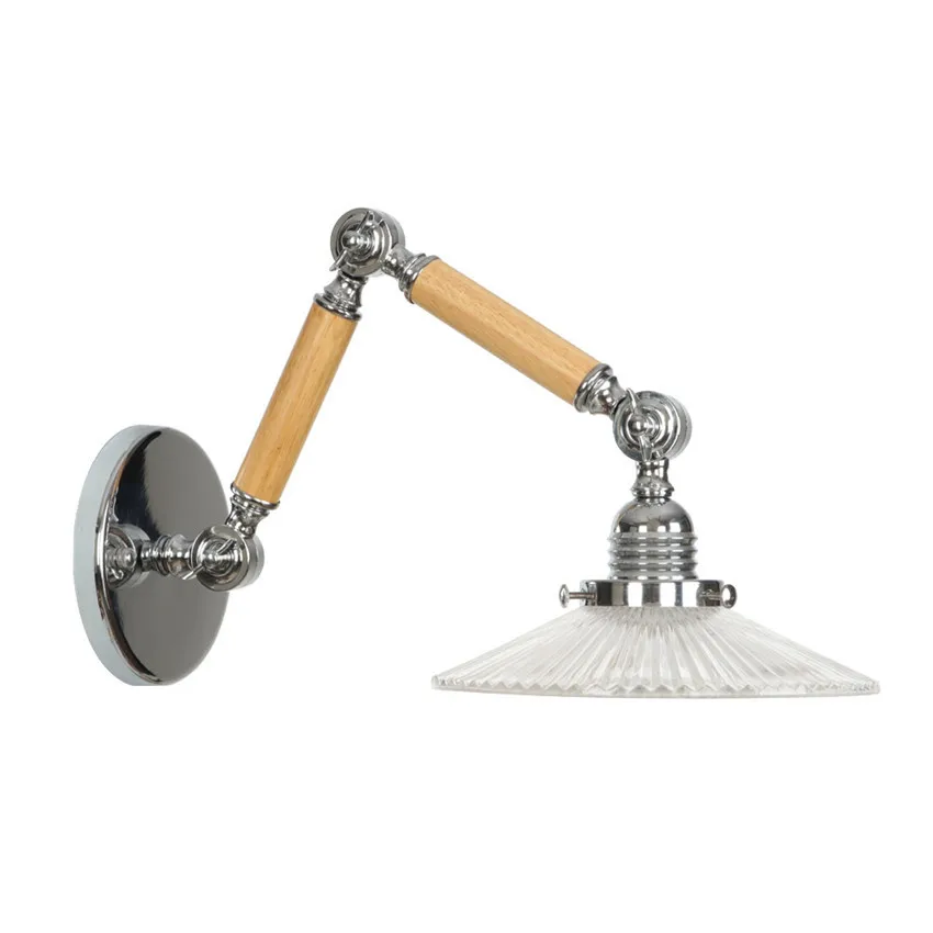 Лофт стиль Эдисон светодиодный настенный светильник с длинным рукавом бра