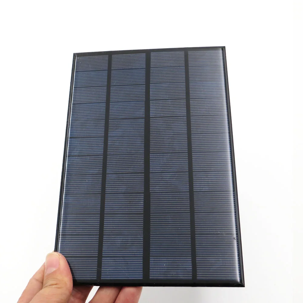 Mini Solar Cell 12V DC 4.2W 4.5W 0.35A Panel Standard Epoxy Polycrystalline Silicon DIY Battery Power Charge Module | Электроника