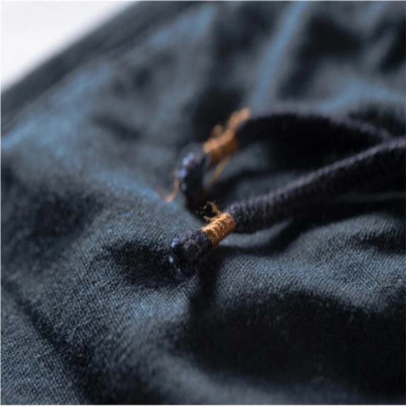 

Summer Shorts Men Chinese Style Cotton Linen Drawstring Knee Length Trousers New Loose Casual Fashion Short Sweatpant A5286