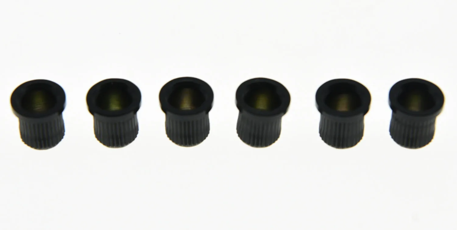 Set of 6 Black String Thru Body 5/16&quot Ferrules fits American TL | Спорт и развлечения
