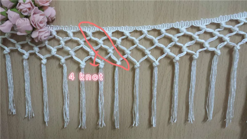 3 ярдов/партия DIY вискоза кружевная бахрома с кисточками этническое кружевное