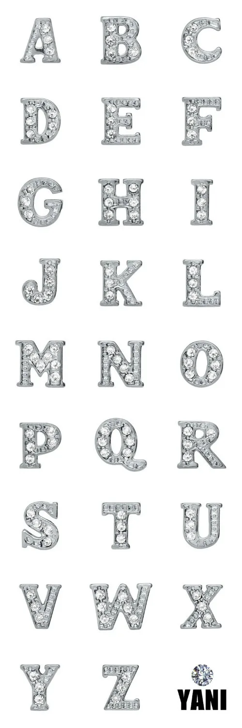 26 букв подвески сделай сам искусственный алфавит Плавающие Подвески для