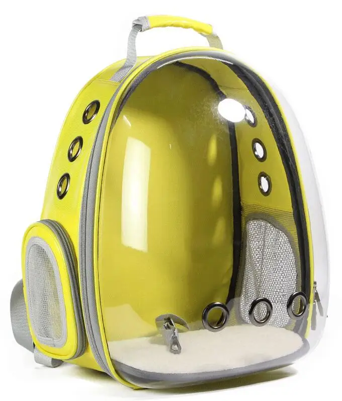 Yellow Переноска для кошек, рюкзак для кошек, рюкзак для котенка, щенка, чихуахуа, маленькая переноска для собак, сумка для путешествий на открытом воздухе, пещера для кошек - Цвет: Yellow