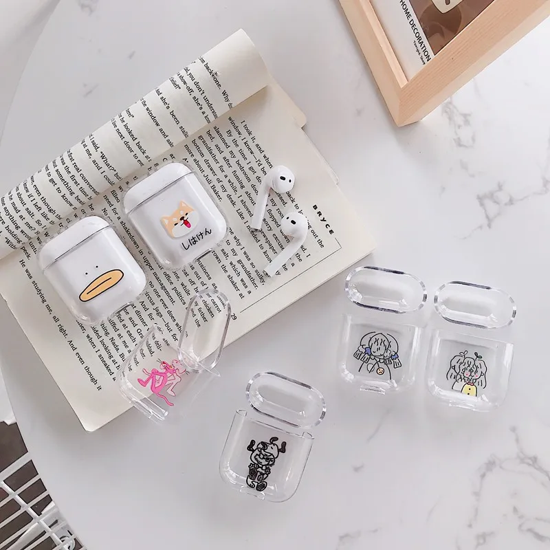 Милый мультфильм Bluetooth беспроводные наушники чехол для AirPods защитный Аксессуары