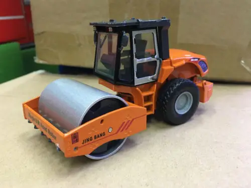 

1/50 DieCast Model Single.S.W Road Roller Compactor Orange Construction vehicles