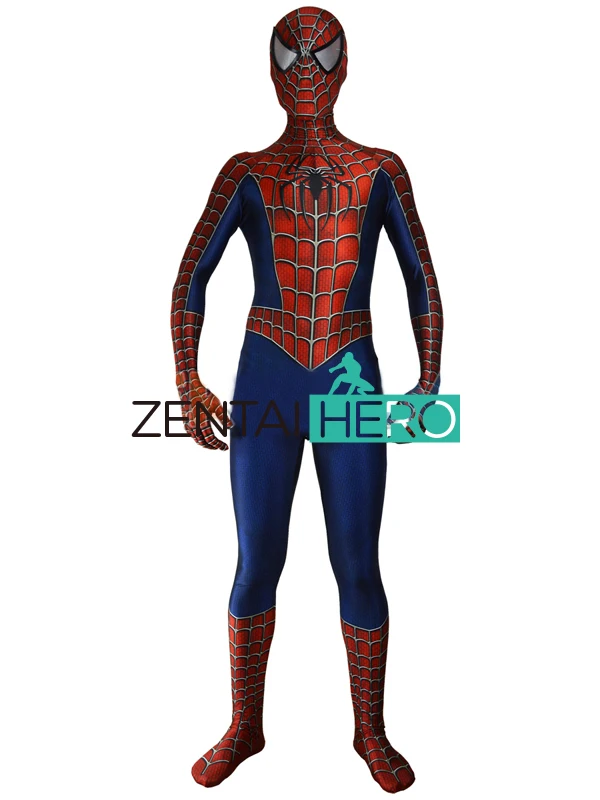 Бесплатная доставка DHL костюм Raimi Человек паук 3D оригинальный фильм 2017 Хэллоуин