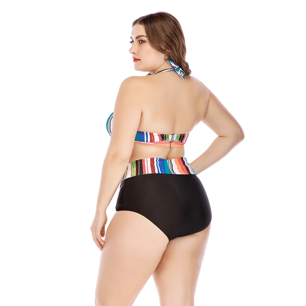 Бикини пуш ап с высокой талией размеры XXL XXXL 4XL|Купальники| |