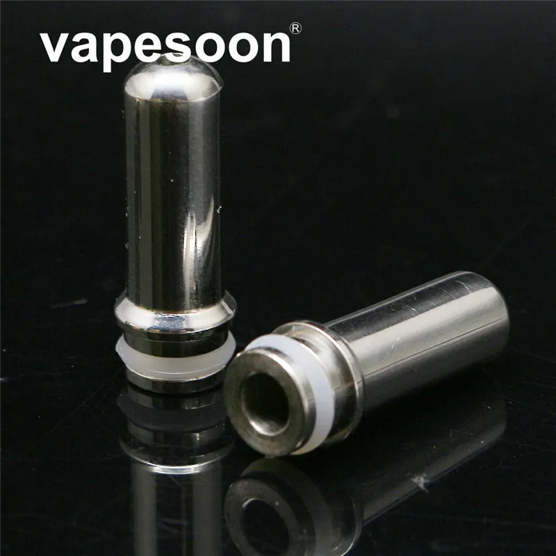 VapeSoon длинный серебристый капельный наконечник из нержавеющей стали 510 резьба для