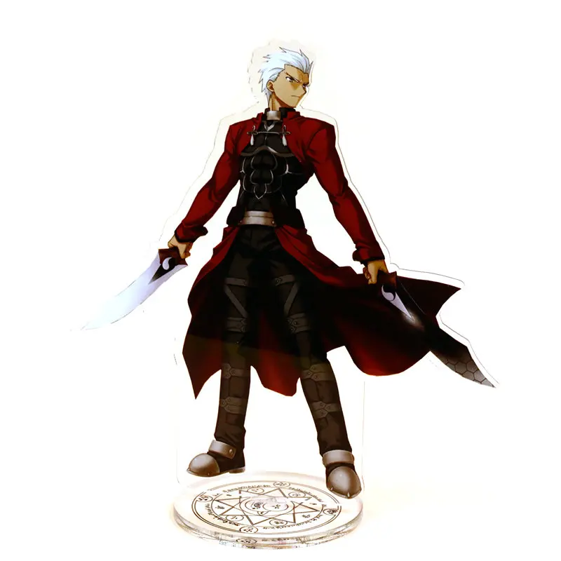 Аниме игрушка Fate Stay Night двусторонняя пластиковая фигурка высококачественная