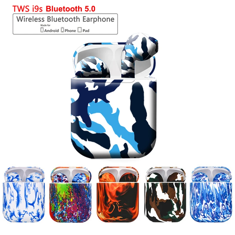 2019 i9s tws многоцветный Bluetooth 5 0 наушники беспроводные небольшие стерео PK i12 i10 для
