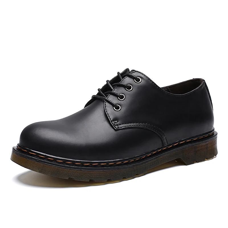 High Quality Genuine Leather Men Shoes Spring Work Safety Casual Fashion Flats Oxfords Loafers Moccasins Big Size 39-46 | Обувь