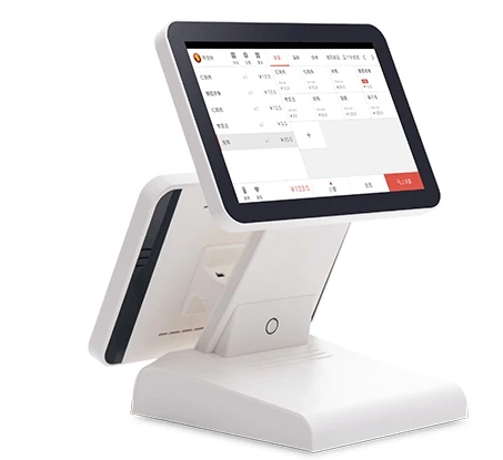 12 дюймовый двойной ЖК экран touc android pos терминал планшет Электронная карта