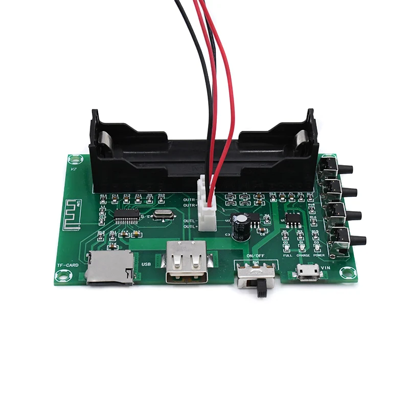HOT Digital Bluetooth Audio Power Amplifier Board 2 Channel 5V PAM8403 5W+5W BUS66 | Электроника
