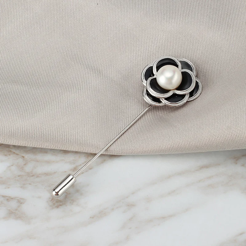 Роскошные Броши в виде цветка из горного хрусталя Женская Брошь натурального