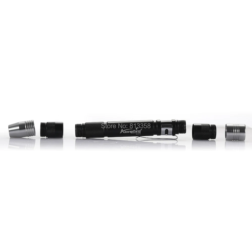 AloneFire SV210 белый светильник мини светодиодный светильник+ 365 нм черный светильник УФ светодиодный светильник фонарь лампа драгоценный камень ювелирный испытательный светильник