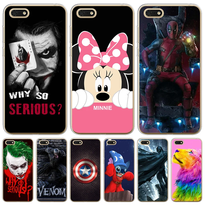 Joker venom For Huawei P8 Lite 2017 P9 P10 P20 P30 Pro Plus P Smart Phone Case back cover Soft TPU Silicone coque funda Mickey |