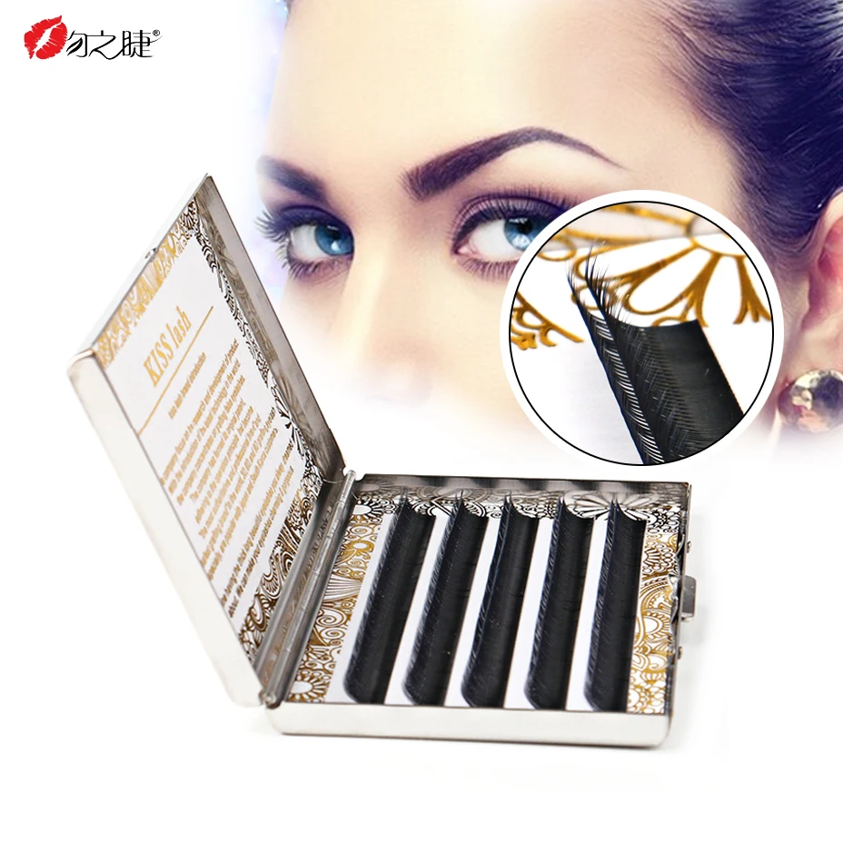 

Shadow lashes individual lashes double curl and length Faux Mink cilia Fit for volume Eyelash Extension make up eye lashes