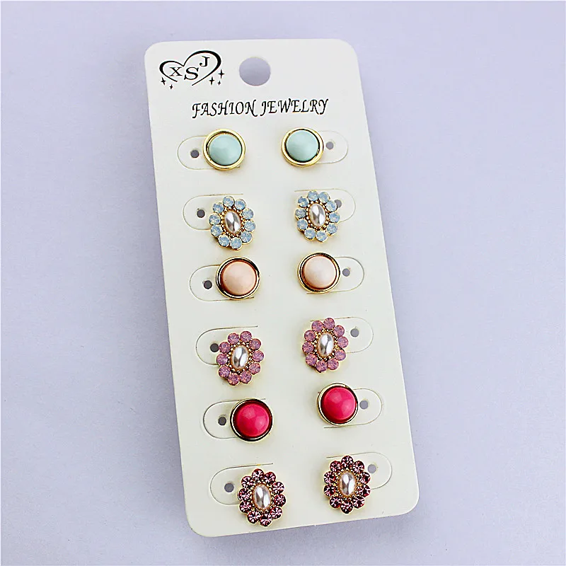 Распродажа модных женских ювелирных изделий оптовая продажа красивые серьги для