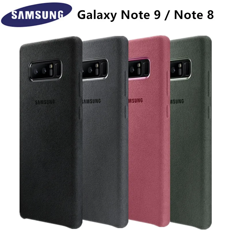 100% Оригинальный чехол для Samsung Galaxy Note 9 / 8 кожаный защиты от падения