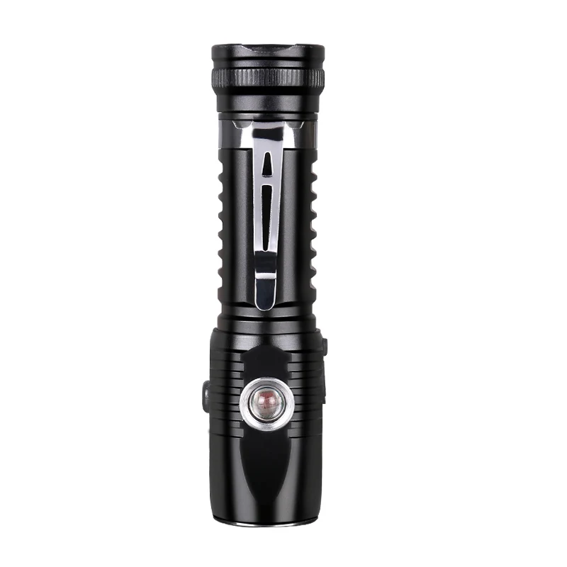 Flashlight Only Магнитный флэш-светильник мини 18650 флэш-светильник светодиодный фонарь лампа ультрафиолетовая вспышка светильник велосипедный фонарь красный светильник фонарь магнитная лампа - Испускаемый цвет: Flashlight Only