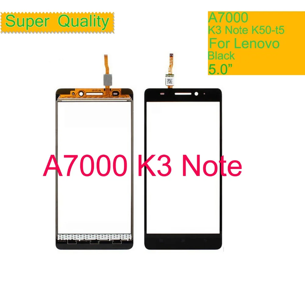 Оригинальный сенсорный экран для Lenovo A7000 K3 Note с дигитайзером сенсорная панель
