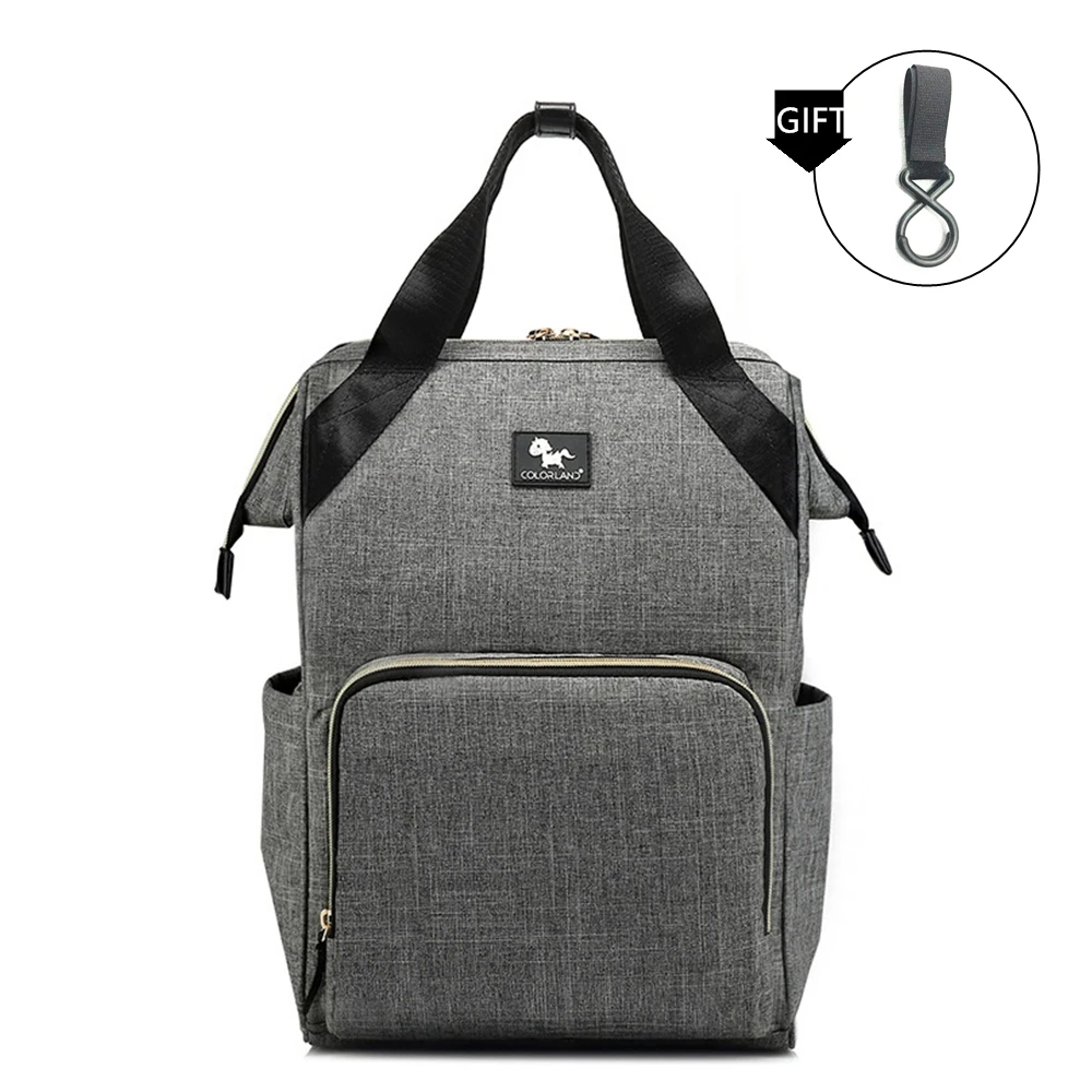 

COLORLAND Diaper Bag Mummy Maternity Nappy Large Capacity Baby Travel Backpack Nursing for Care Drop shipping