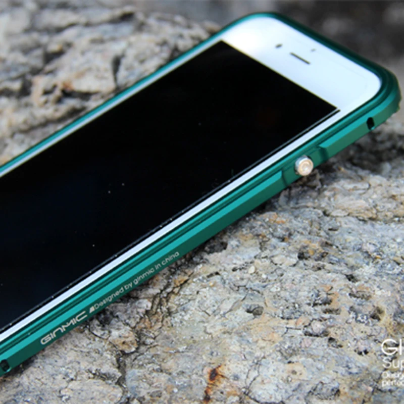 Тонкий чехол-бампер для iPhone 7, чехол с алюминиевой металлической рамкой, Пластиковая Задняя гибридная крышка для iPhone 7, 8 plus, Роскошный чехол, противоударный