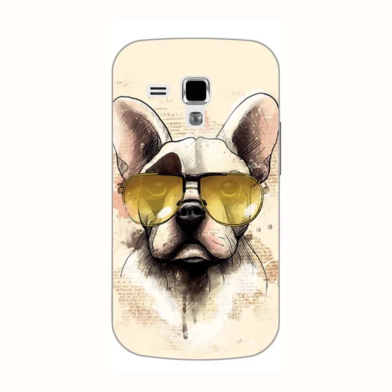 Чехол для samsung Galaxy S Duos GT S7562 GT-S7562 7562 Trend Plus S7580 S7582 GT-S7580 GT-S7582 чехол с принтом кота Совы чехол для телефона - Цвет: A23