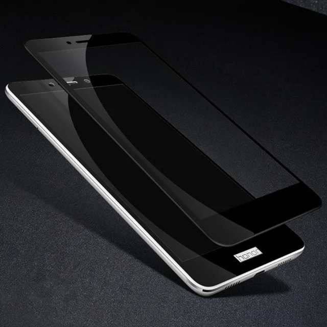 Закаленное стекло с полным покрытием для Huawei Honor 6C Защитная пленка экрана DIG-L21 2