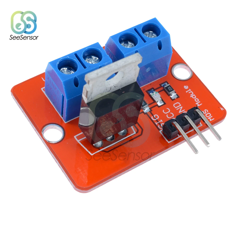 Верхняя кнопка Mosfet 24 В модель IRF520 фотомодуль для Arduino MCU ARM Raspberry pi | Инструменты