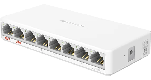 8 портов 100 Мбит/с переключатель данных Plug &amp Play MCS1108M камера NVR сетевой коммутатор