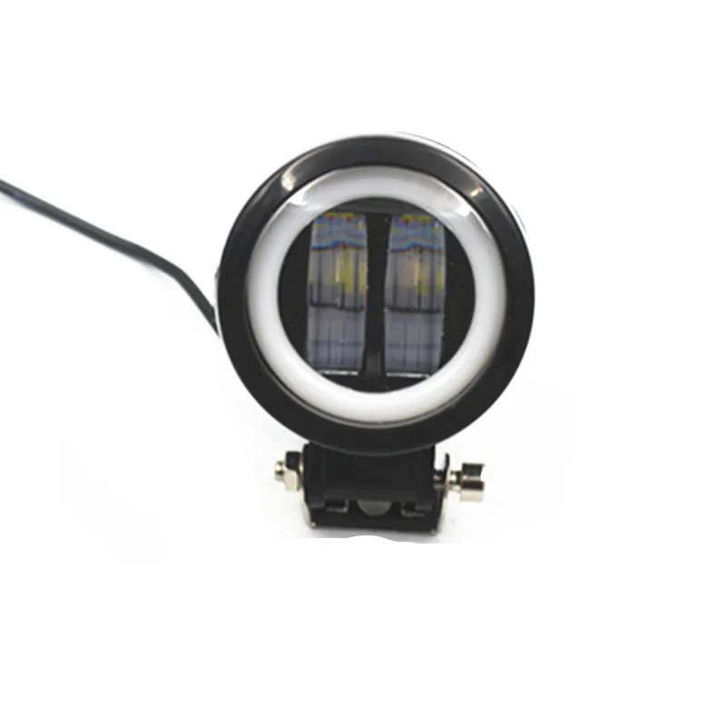 Universal 20W LED Work Lights Round Spot Driving Fog Lamp Headlight Offroad Motorcycle ATV Old School Bobber Street bike |