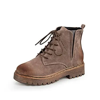 Women Hiking Shoes Rubber Sole Outdoor Zipper Sport Martin Sneakers Work Army Combat Tactical Boots | Спорт и развлечения