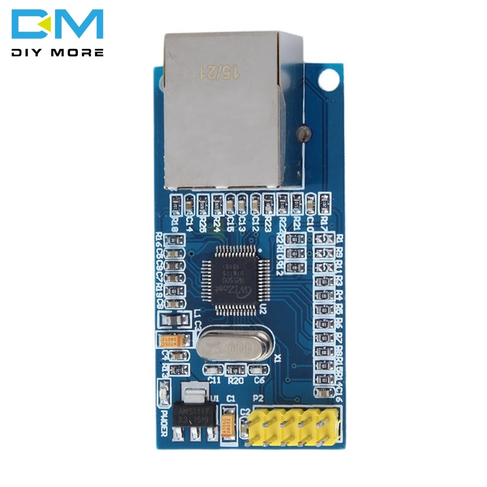 Для Arduino W5500 Ethernet сетевые модули для TCP IP 51 STM32 SPI плата интерфейса 3 В 5 в I/O MCU|module for