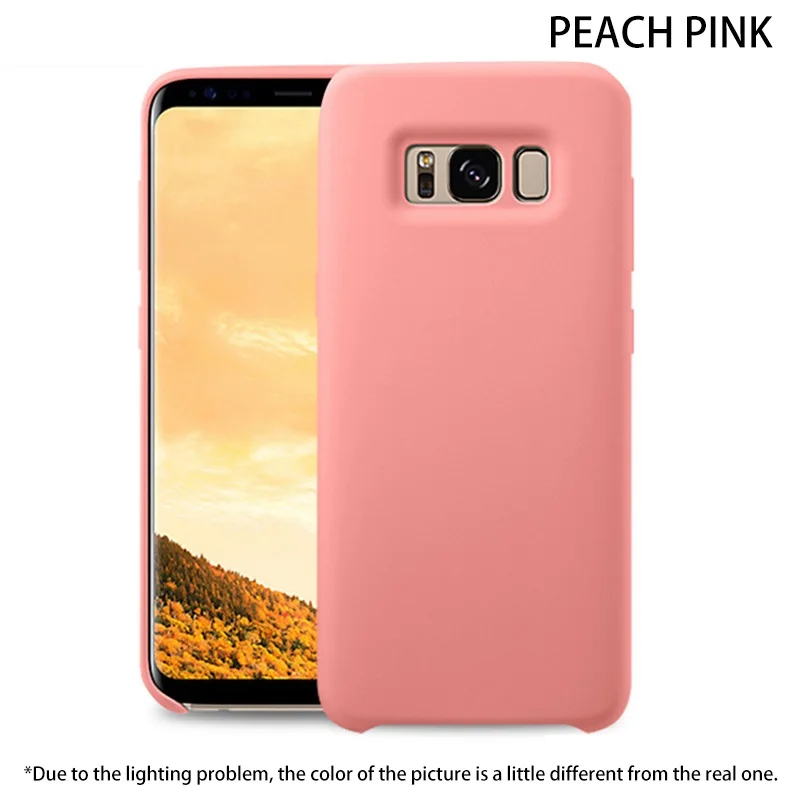 Peach Pink GKK чехол для samsung S9 S8 Plus примечание 9 Матовая Жесткий PC полная защита тела для samsung Galaxy Note 8 9 чехол для телефона чехол - Цвет: Peach Pink