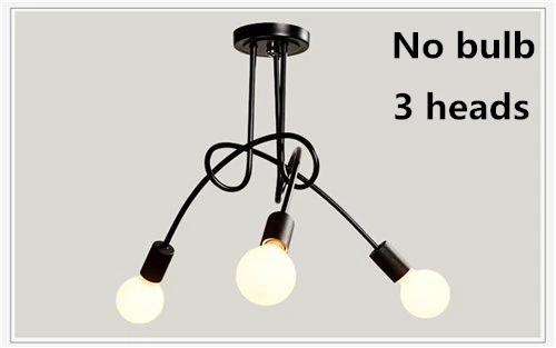 L Style Современные потолочные светильники Lustre Luminaria E27 потолочный светильник Лофт железная клетка светильники Abajur Домашнее освещение Plafonnier для гостиной - Цвет корпуса: L Style