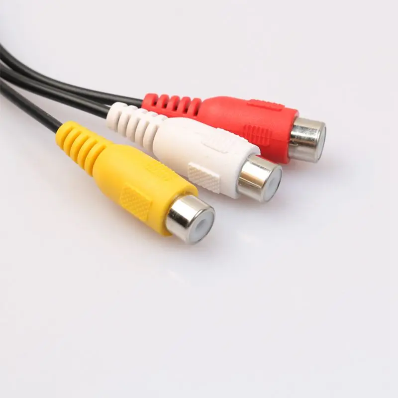 Лучшие предложения 2 5 мм Мини AV папа 3RCA Женский M/F Аудио Видео кабель переходник