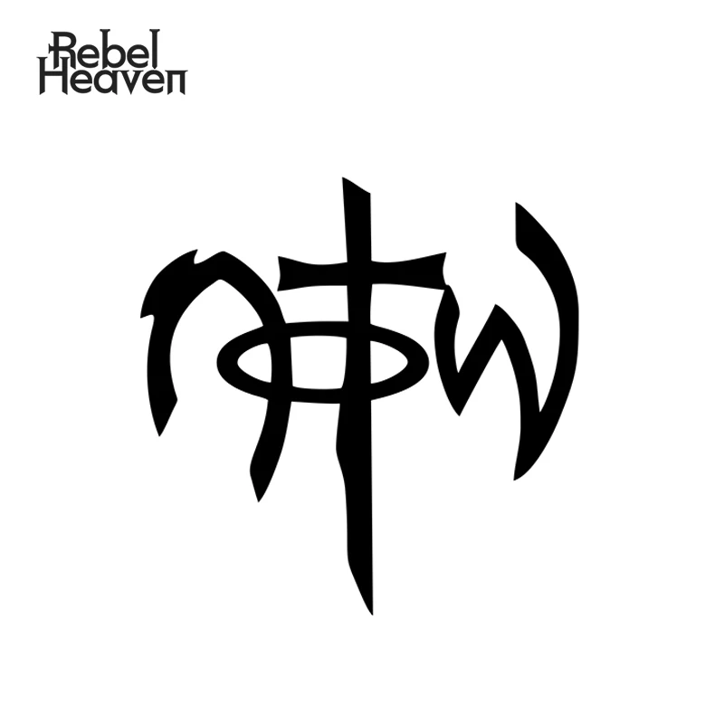 Rebel Heaven автомобильный стиль забавная JDM наклейка китайский кунг фу череп огонь