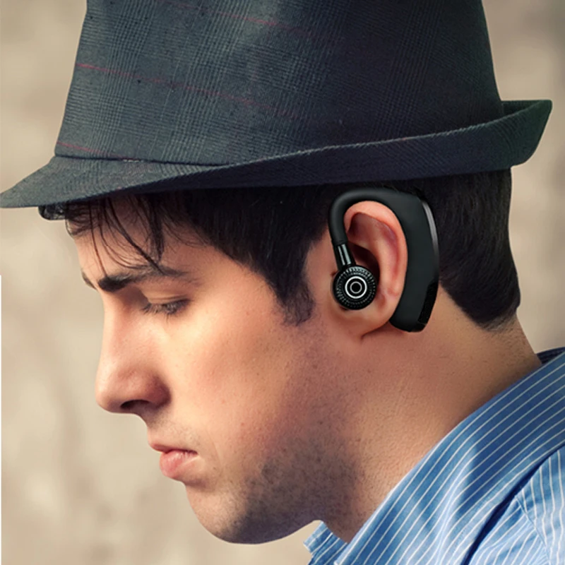 Bluenin V9 Бизнес Беспроводной гарнитура Bluetooth С микрофоном громкой связи голосовые