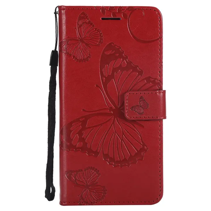 Red Чехол-книжка Fundas для huawei Honor 10 V10 9 Lite 7X 6A 6X P Smart Enjoy 7S 7 8 Plus 5 Etui кожаный чехол s Cover P06Z - Цвет: Red