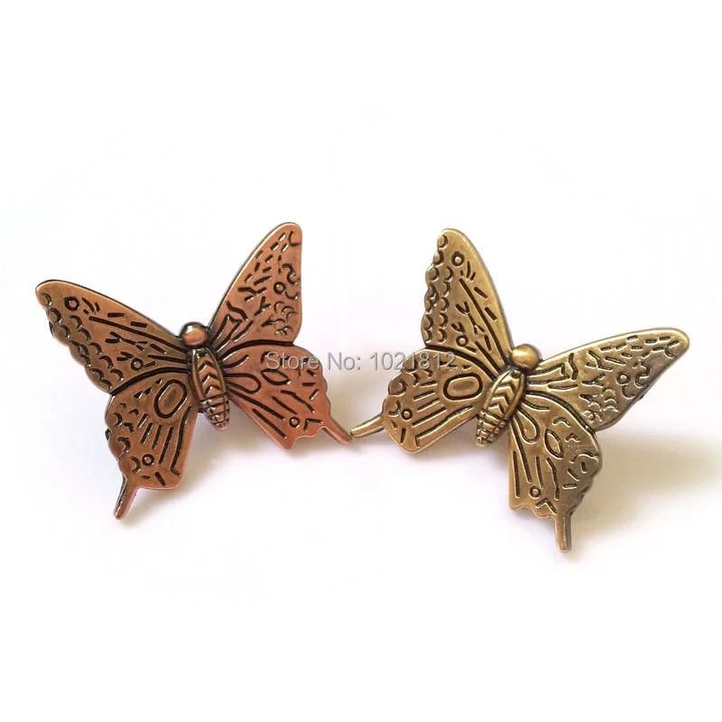 Ручка-бабочка для шкафа из античной бронзы меди | Обустройство дома