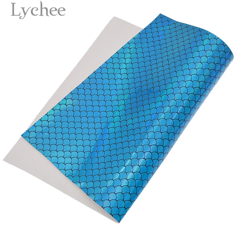 Lychee 21x29 см A4 рыбные весы искусственная кожа ткань высокого качества
