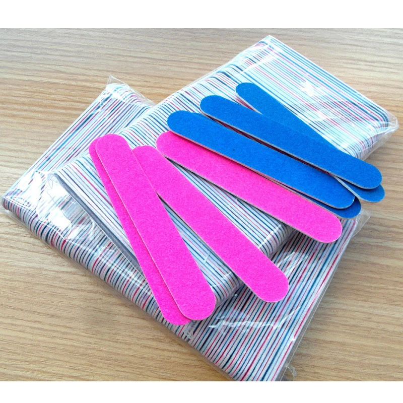 Мини-пилочки для ногтей 50 шт. инструменты дизайна искусственная наждачная бумага