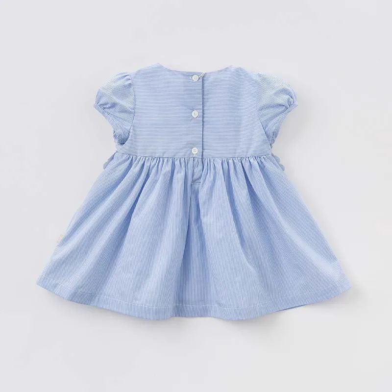 Dave bella/милые платья для маленьких девочек одежда в полоску новорожденных