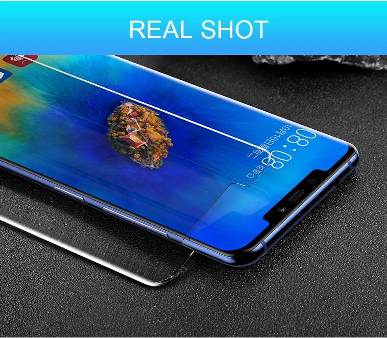 Высокотехнологичное ультратонкое УФ-клеевое закаленное стекло для huawei mate 20 Pro с изогнутыми краями, Защитная прозрачная пленка для экрана телефона