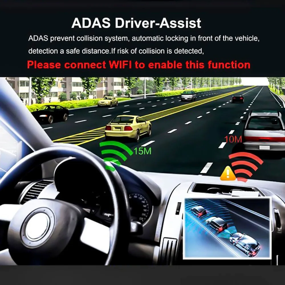 HGDO 1" ips 4G Автомобильные видеорегистраторы Android зеркало с камерой заднего вида ADAS Bluetooth wifi 1080p camara automovil зеркало навигатор