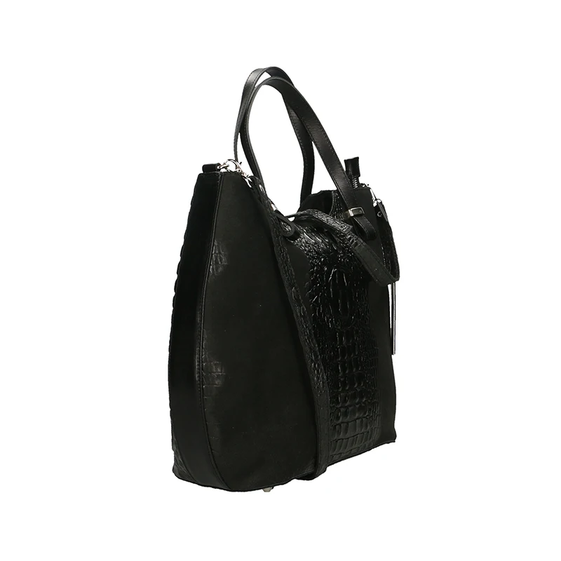 VR Bag For Women Fashion Shoulder Hobos In Genuine Leather Large Capacity Single Strap Zipper Closer 80046-1 | Багаж и сумки
