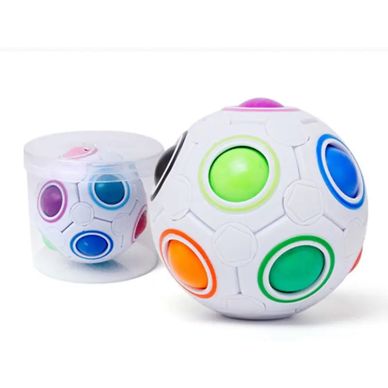 

1Pcs Magic Ball Toy Fidget Rainbow Puzzle Magic Ball For Concentration Kids Gift For Children